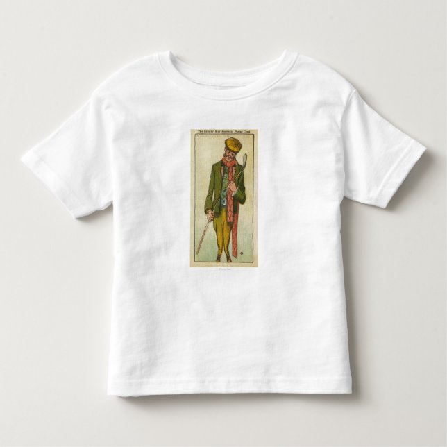 Golfspieler, der einen Desaster auf den Kleinkind T-shirt (Vorderseite)