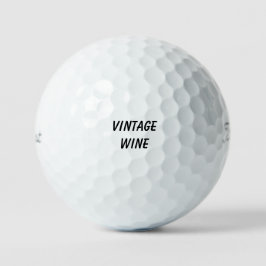 Golfspieler, die das Feinere schätzen 'Vintage Win Golfball