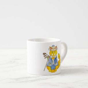 Golfspieler-Espresso-Schale Espressotasse