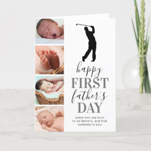 Golfspieler Foto Neues Vatertag Karte