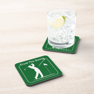 Golfspieler Getränkeuntersetzer