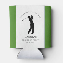 Golfspieler Golf Thema Junggesellenabschied Dosenkühler