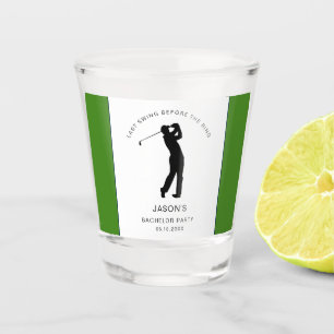 Golfspieler Golf Thema Junggesellenabschied Gesche Schnapsglas
