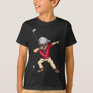 Golfspieler Golfer Golf spielen Lustige Kinder Jun T-Shirt