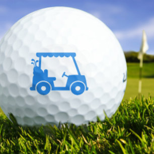 Golfspieler Golfspieler Cart Blau Sport Cool Golfball