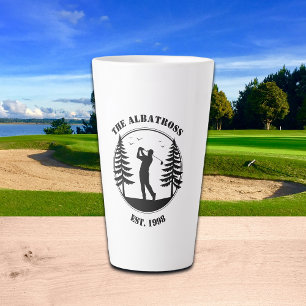 Golfspieler Kiefern Name hinzufügen Milchtasse