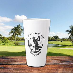 Golfspieler Kiefern Name hinzufügen Milchtasse
