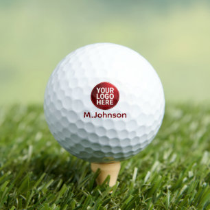 Golfspieler Logo-Marke & Name Golfball