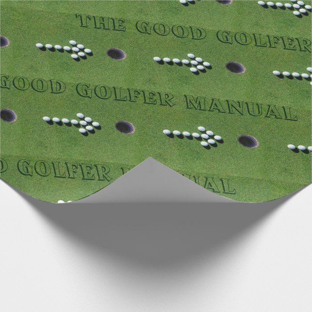 GOLFSPIELER-LUSTIGE GESCHENKE, GESCHENKPAPIER (Ecke)