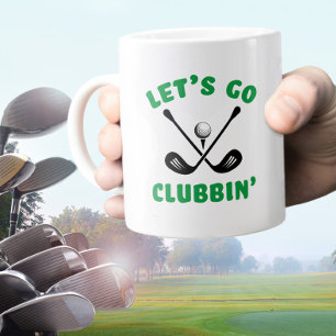 Golfspieler Lustiger Golfschläger Modern Sport Sch Jumbo-Tasse