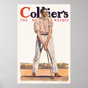 Golfspieler-Plakat Poster