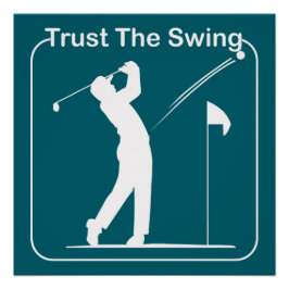 Golfspieler Poster