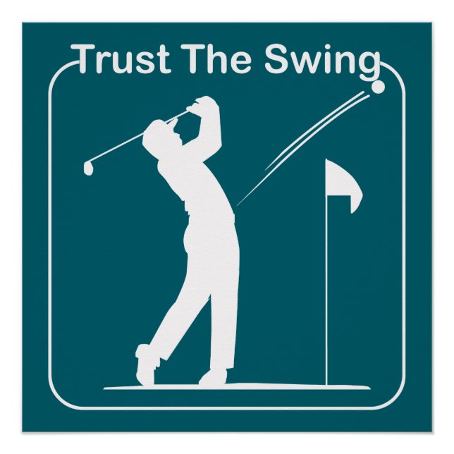 Golfspieler Poster (Vorderseite)