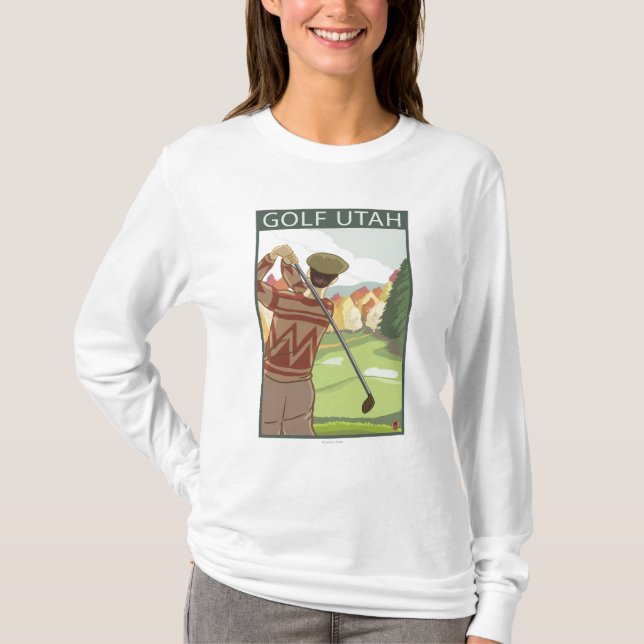 Golfspieler SceneUtah T-Shirt (Vorderseite)