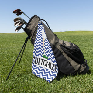 Golfspieler-Spieler-Namen-oder Golfhandtuch