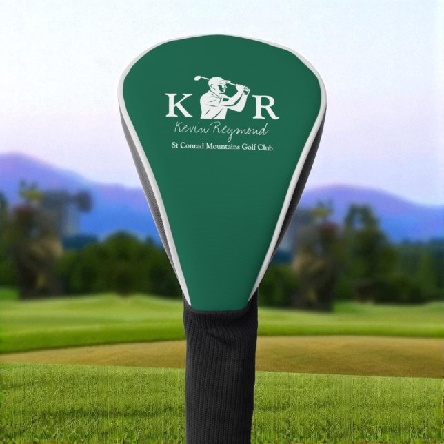 Golfspieler-Symbol Grün Golf Headcover (Von Creator hochgeladen)
