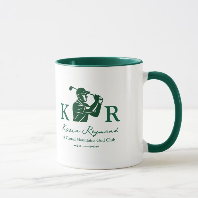 Golfspieler Tasse (Rechts)