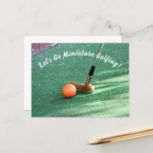 Golfspieltag Postkarte