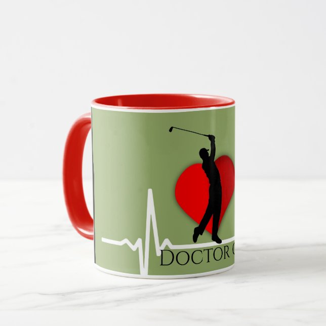 Golfsport Doctor ekline Medizin Gesundheitswesen Tasse (Vorderseite Links)