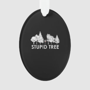 Golfsportgeschenk für Stupid Tree Disc Ornament