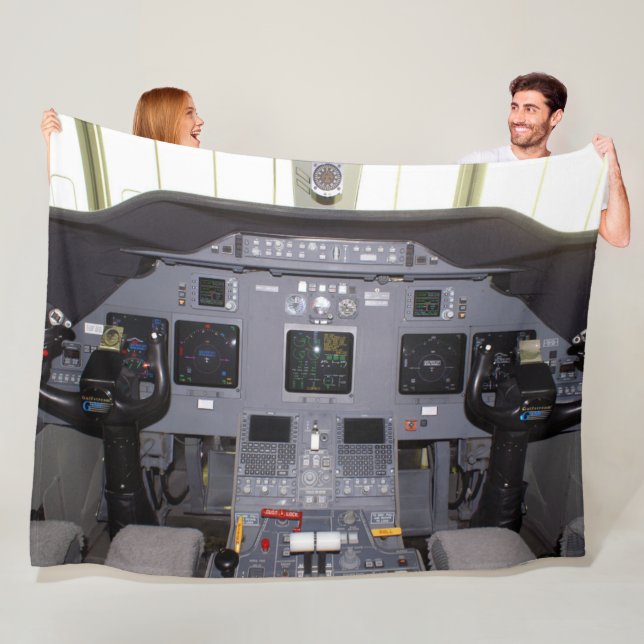 GOLFSTREAM 6200 COCKPIT FLEECEDECKE (Beispiel)
