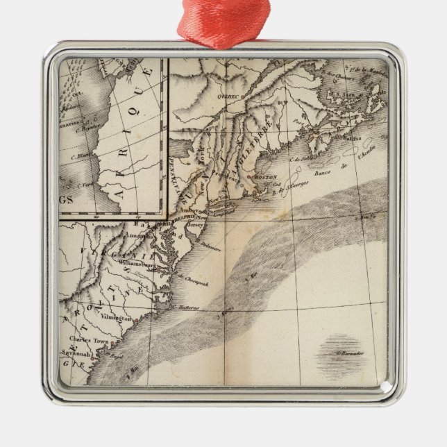 Golfstrom Silbernes Ornament (Vorne)