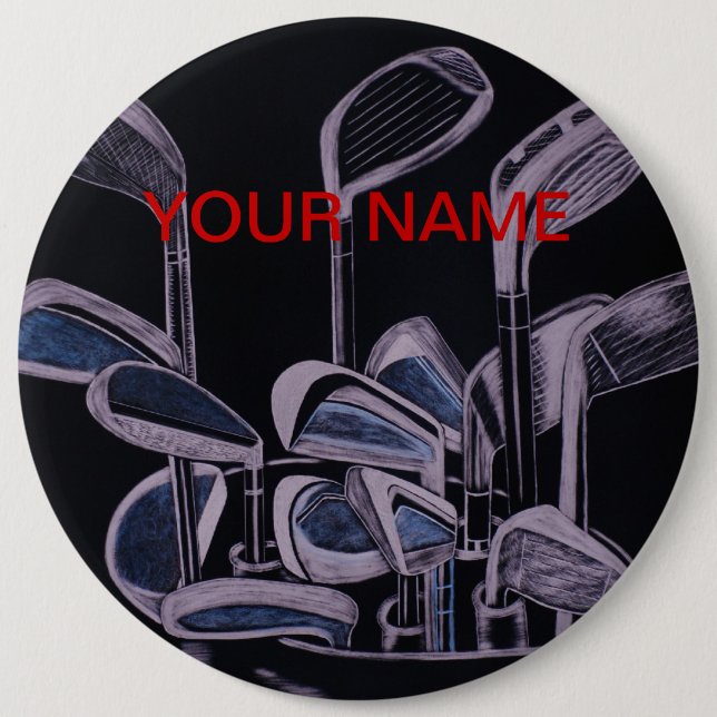 GOLFTASCHE-KNOPF BUTTON (Vorderseite)