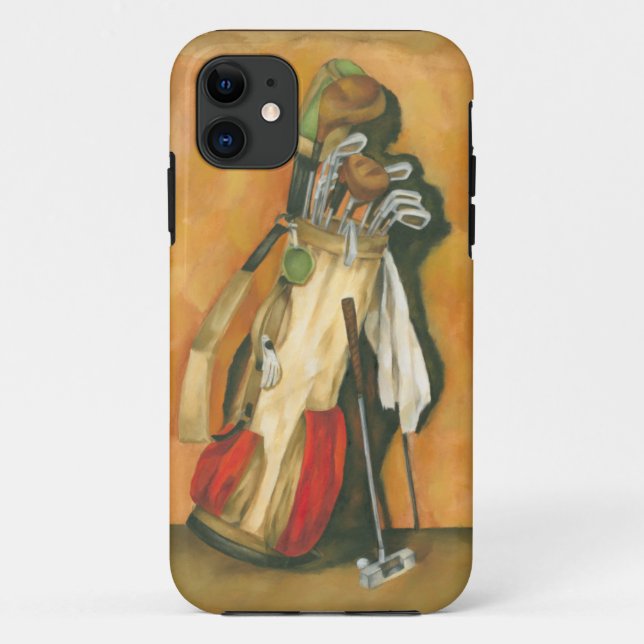 Golftasche mit Handschuh durch Jennifer Goldberger Case-Mate iPhone Hülle (Rückseite)