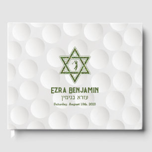 Golfthema Golf Bar Mitzvah Gästebuch