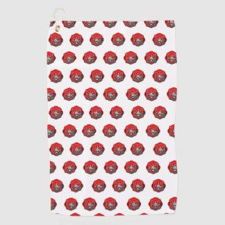 Golftuch Malteser Kreuz Golfhandtuch