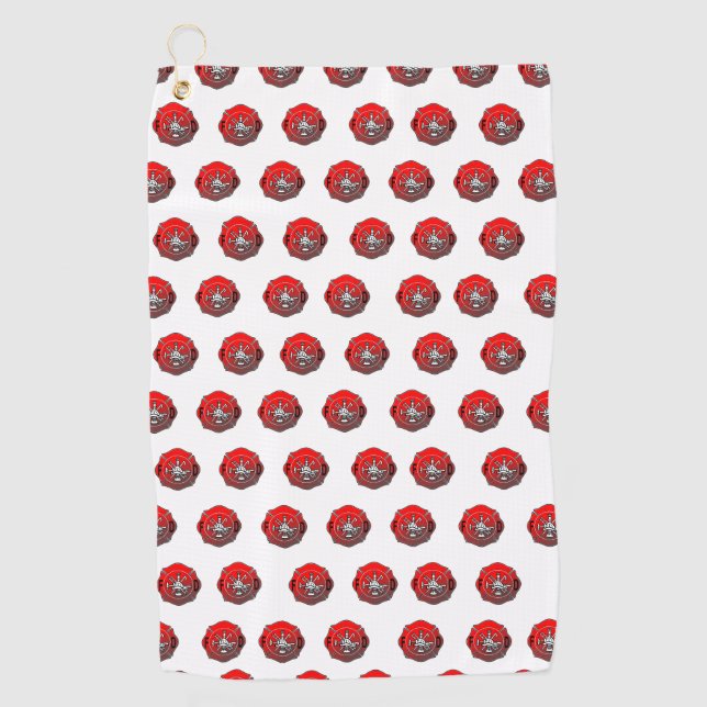 Golftuch Malteser Kreuz Golfhandtuch (Vorderseite)