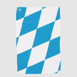 Golftücher mit der Flagge Bayerns, Deutschland Golfhandtuch