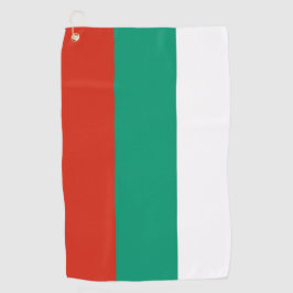 Golftücher mit Flagge Bulgariens Golfhandtuch