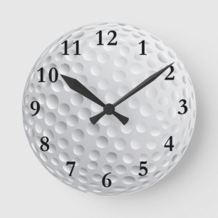 Golftuhr Runde Wanduhr
