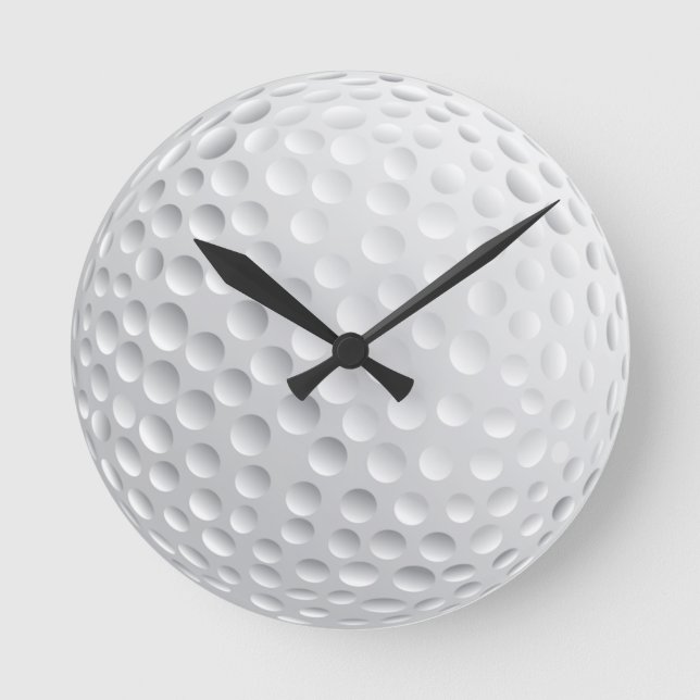 Golftuhr Runde Wanduhr (Vorderseite)
