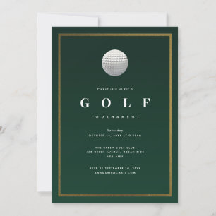 Golfturnier-Einladung Einladung