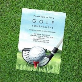 Golfturnier-Einladung Einladung