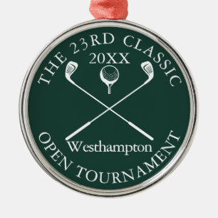 Golfturnier Klassik Veranstaltung Emerald Green Aw Ornament Aus Metall