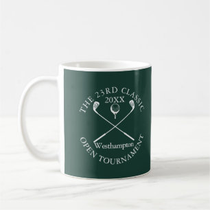 Golfturnier Klassisches Ereignis Smaragdgrün Kaffeetasse