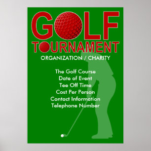 Golfturnier Poster 3 (Sie können sich anpassen)