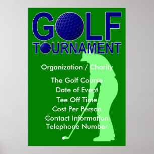 Golfturnier-Poster Poster