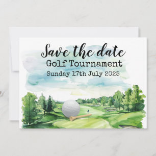 Golfturnier Save the Date Einladung