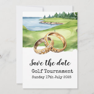 Golfturnier Save the Date - Einladung