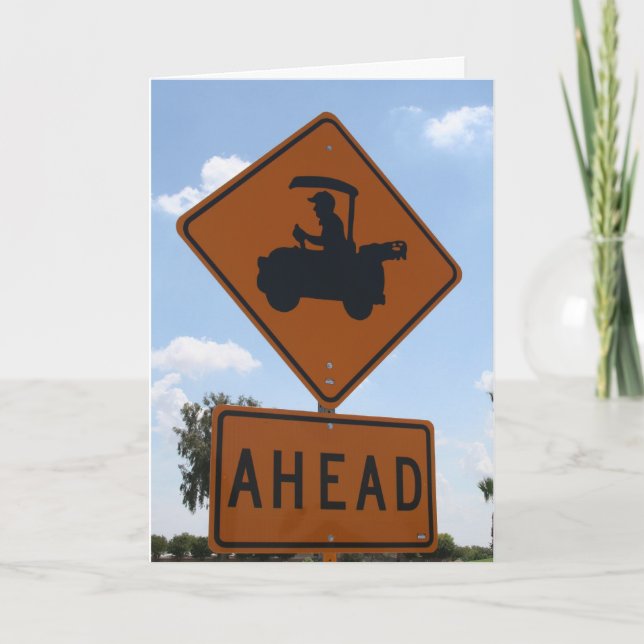 Golfüberfahrt Karte (Vorderseite)