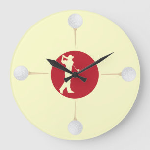 Golfuhr Große Wanduhr