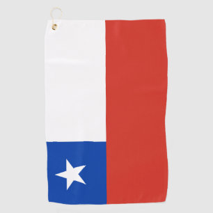 Golfurlaub auf chilenischer Flagge & Chile /sport Golfhandtuch