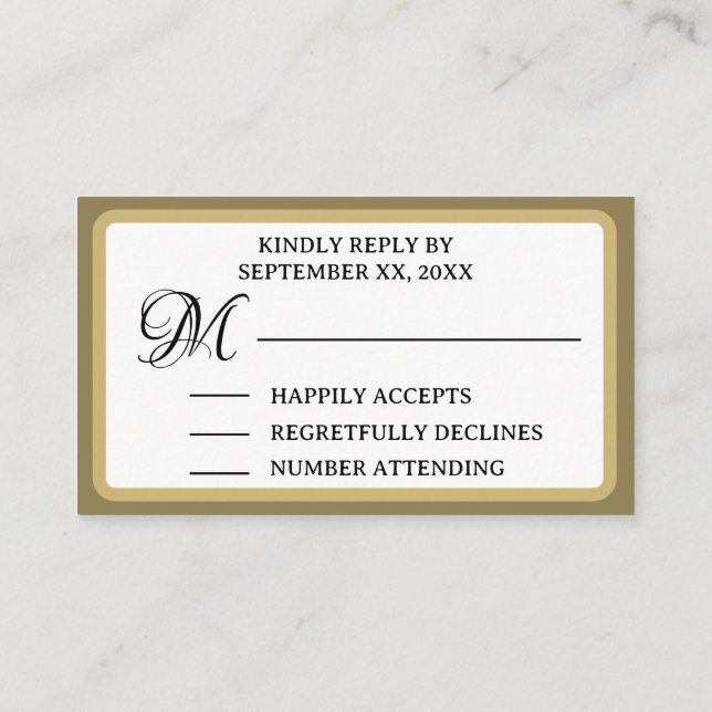 Golfurlaub vor Hochzeiten - Party Begleitkarte (Rückseite)