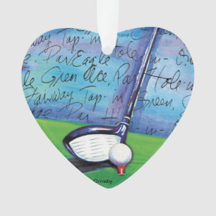 Golfverzierung Ornament