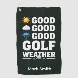 Golfvorhersage für Golfer Golfhandtuch