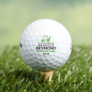 Golfwagen - Benutzerdefinierter Name des Golfers G Golfball